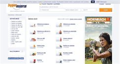 Desktop Screenshot of detsky-bazar.hyperinzerce.cz